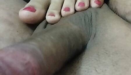 Blowjobs paja con los pies