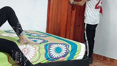 help to my horny friend after an accident in the park