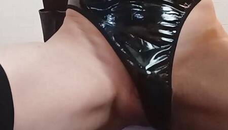 Sissy-Kuroko Leotard Anal Dildo
