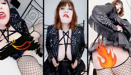 Biker Babe in Leather wants your cum!