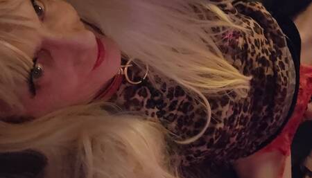 Playing with my toy and stretching