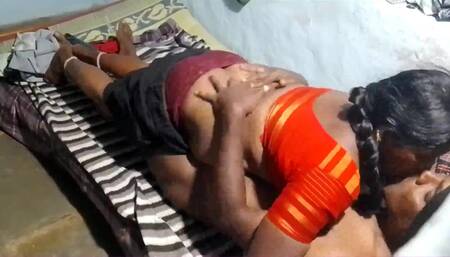 Indian hot slut fucking and riding dick of customer in hot saree