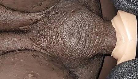 Black Cock Fucks Fleshlight