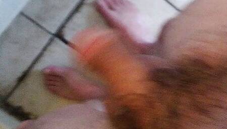 Full body in mirror nude