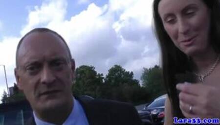 British milf in stockings getting fingered