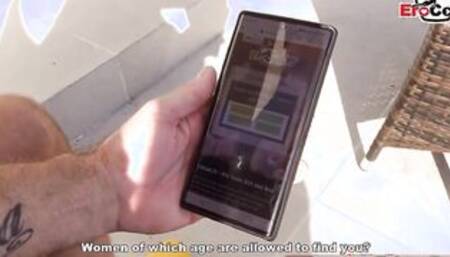 THIN milf GODDESS Pickup in Holiday from German EroCom Agent