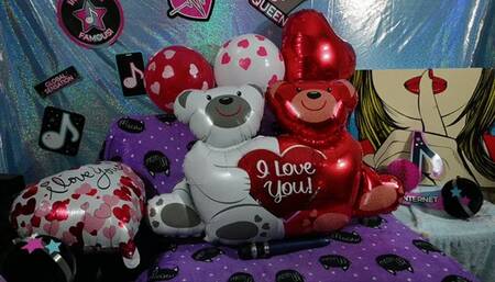 Orgasmic Anniversary Balloon Popping