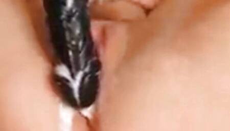Right white pussy Masturbation after a long abstination