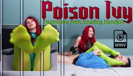 Poison Ivy Pantyhose Foot Smelling Handjob WMV