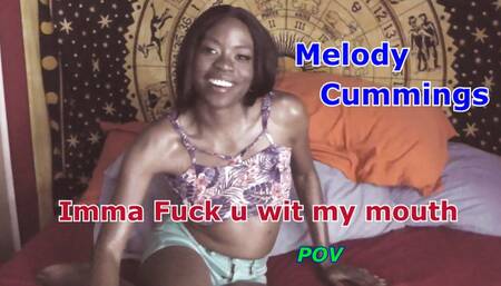 Melody Cummings Sucks cock and gets cum blasted