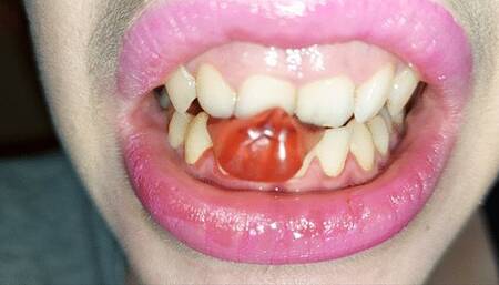 I destroy and eat gummy bears with my teeth --