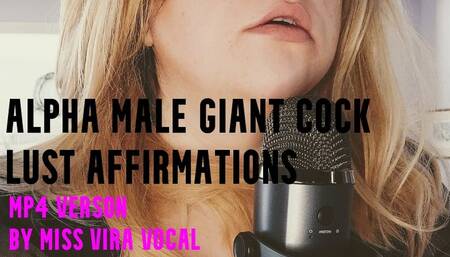 Alpha male monster cock lust affirmations MP4 VERSION