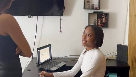 I fuck my boss's wife hard until I make her cum and I show her that she is a lesbian