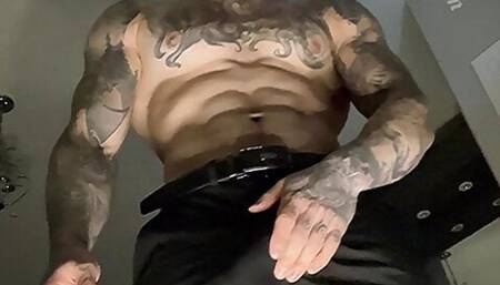 Playing With My Huge Bulge In A Jockstrap While Talking Dirty Before Shooting A Huge Load