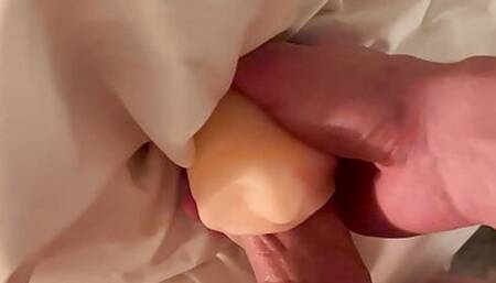 Fucking my toy deepthroat like a slut