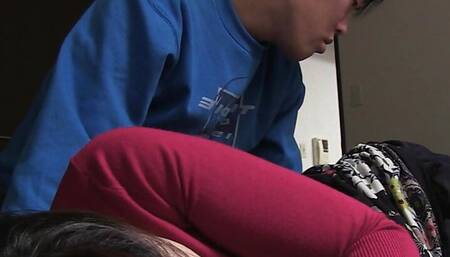 GIRL SUCKS CUM OFF DICK AFTER GETTING FUCKED ON THE FLOOR