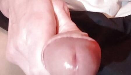 Cumshot in camera. Close up