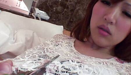 SEXY GIRL SUCKS A HARD DICK THEN GETS FUCKED ON THE SOFA