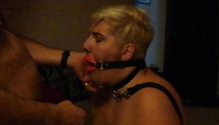 Facefucking my submissive slut
