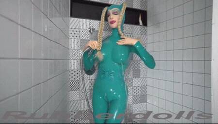 Latex Lara - In The Shower - HD