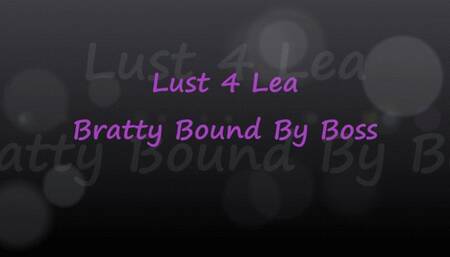 Lust4Lea's Big Bratty Ass Gets Her Tied Up By Her Boss - mp4