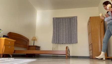 Giantess Aimee And Her Friend Peggy Made A Tiny City Alive