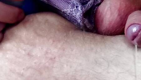 Prostate milking and the very first drip of my sweet cum milk. Pure anal pleasure.