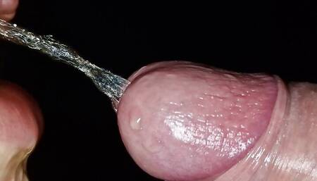 Teen loves to drink his yellow piss in public