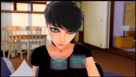 [Gameplay] The wants of summer [Hentai game PornPlay] Ep.2 peeping on the stepsis ...