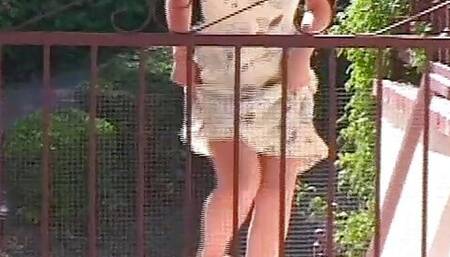 blondes in latex outfit playing with their naked bodies