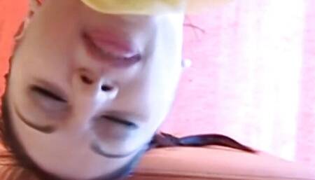 Awesome German teen gets to please a huge cock