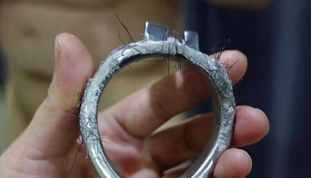 Chastity cage pain open