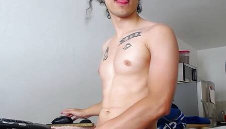 Getting hard while talking to a fan