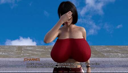 In for a penny #3 - Aphrodite got strip naked outdoor. Johannes went to Sally.