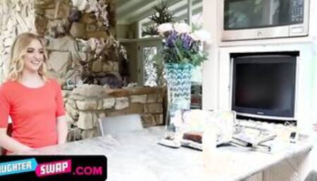 Slutty Stepmoms Krissy Lynn and Savannah Fyre Swap Daughters