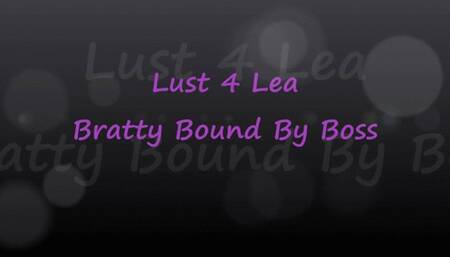 Lust4Lea's Big Bratty Ass Gets Her Tied Up By Her Boss - wmv