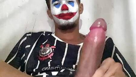 Gifted Joker showing his dick in the handjob for you to be very horny and