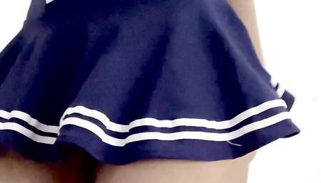 ASMR JAPANESE SCHOOL GIRL DEEPTHROAT BLOWJOB AND HANDJOB, DOGGY FUCKING MACHINE