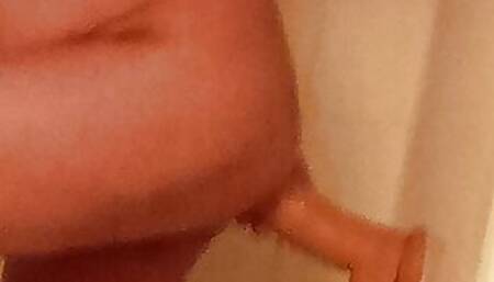 Me taking my huge dildo in my ass