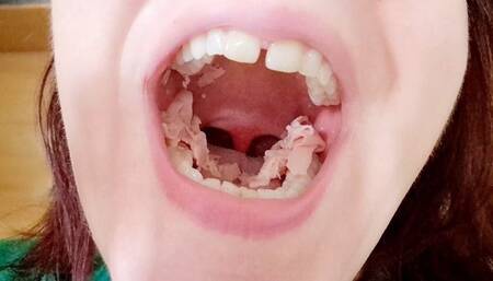 Vore Digestion with Stomach Sounds - Eat Chicken Pieces & Complete Digestion 760HD