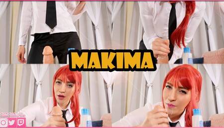 Makima's Cum Milking Handjob