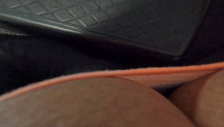 Tiny Dangling from Giantess Neck POV