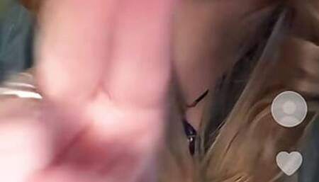 TIKTOK SLUT PIERCEDNOODLE SHOWS AMAZING BOOBS