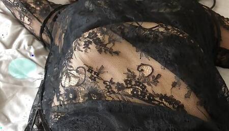 Creampie milf, milf loves black silk