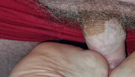 Grandma footjob