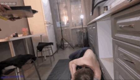 0024RB FULL VER Princess Bertie and Rebecca he will lick the dessert from our boots! And at the end I'll probably pee in his mouth [mov]