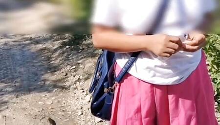Filipina Senior High School Student Fucked Outdoor
