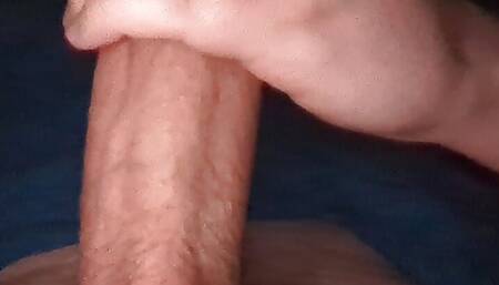 BIg Thick Cock Midnight Wank