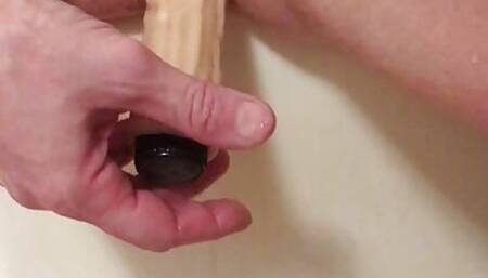 Fucked herself in shower