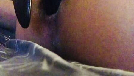 Filling myself with inflatable plug